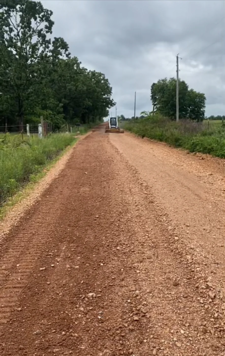 Rafter E driveway and access road construction in the Grand Lake area