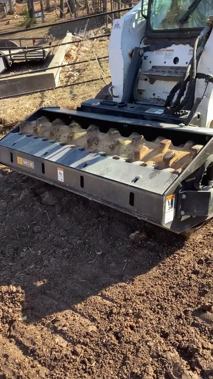 Compaction work at Paradise Cove RV Park