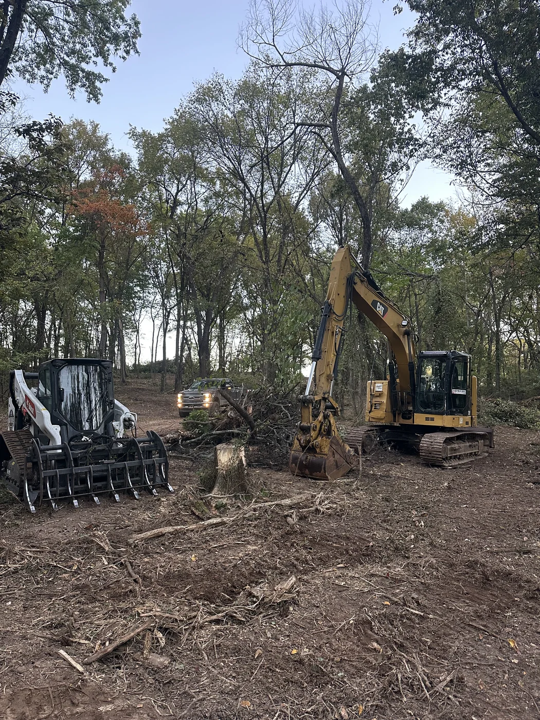 Smith Property land clearing project in Grove Oklahoma