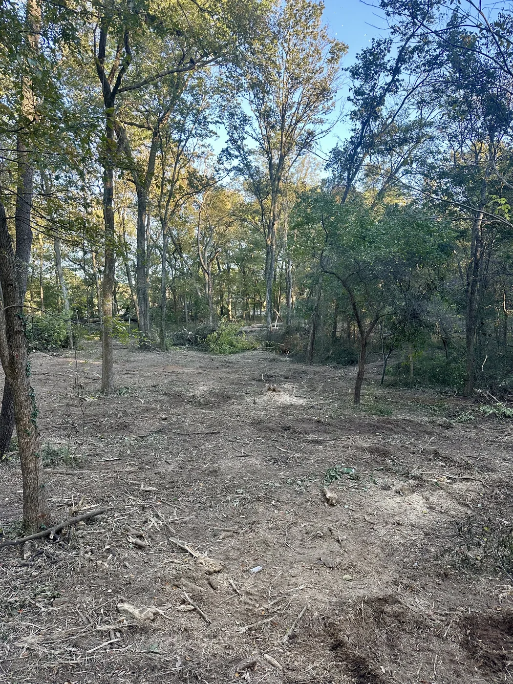 Smith Property land clearing project in Grove Oklahoma